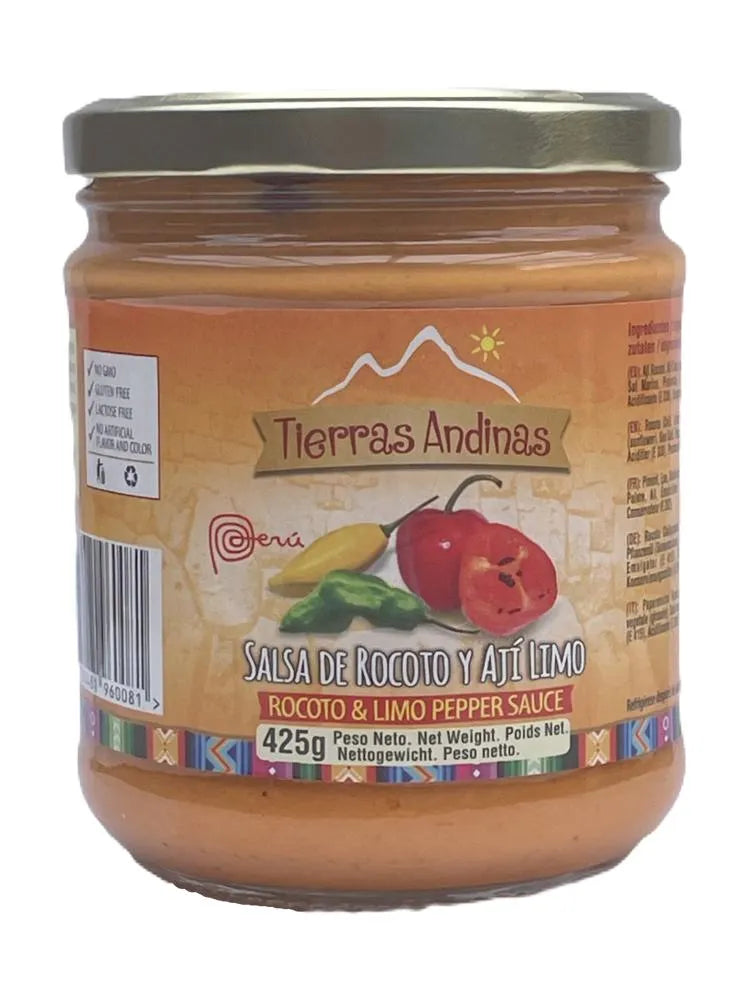 Sauce au piment rocoto et citron vert - Tierras Andinas