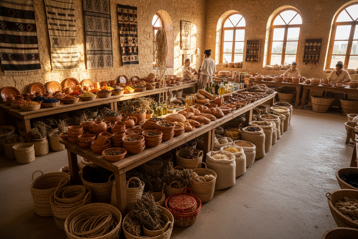 comunidad artesanal organizada para la produccion de la tierra
